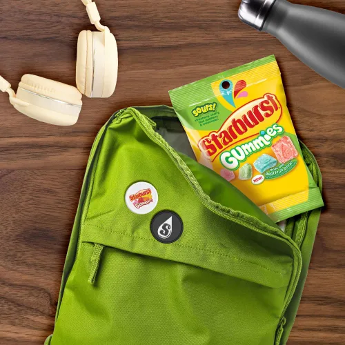 Vista 8 de STARBURST Sour Gummies Candy, bolsa de caramelos de gomitas ácidas, 5 onzas