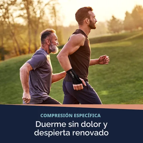 Vista 4 de Copper Compression - Muñequera, férula ortopédica ajustable con infusión de cobre para dolor, túnel carpiano, artritis, codo de tenista, tendinitis