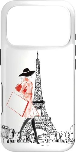 Vista 30 de Vintage Paris Woman - Funda de la Torre Eiffel para iPhone 17