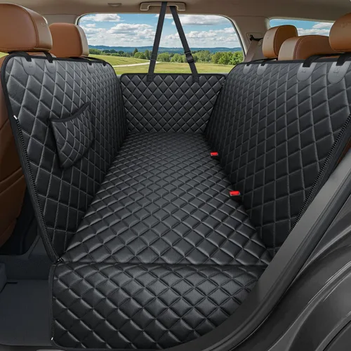 Vista 16 de URPOWER Funda de asiento para perro, hamaca 100% impermeable, 600D, resistente, a prueba de arañazos, antideslizante, duradera, suave