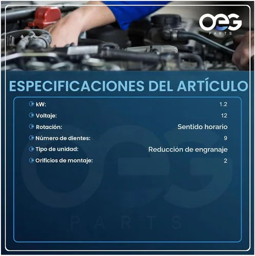 Vista 3 de Parts Player ECOTEC Arrancador para Cavalier Malibu Grand Am Sun Fire Ion Vue Alero.