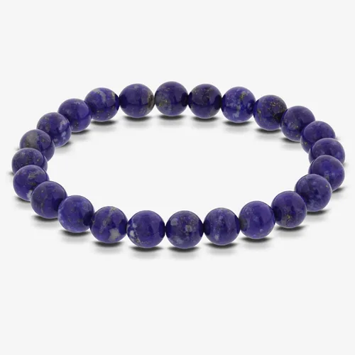 Vista 639 de Gem Avenue Handmade Round Bead Stretch Bracelet Unisex Natural Stone Beaded Jewelry for Men & Women, Elastic Wristband for Daily Wear