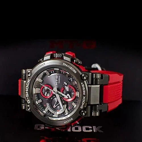 Vista 4 de Reloj Casio G-Shock MT-G Connected Red Resin Strap Limited Edition MTGB1000B-1A4 para hombre