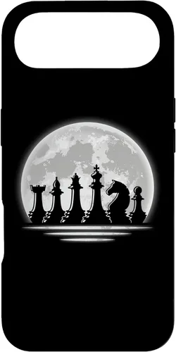 Vista 27 de Chess Design - Chess Figures Full Moon - Chess Case for iPhone 17