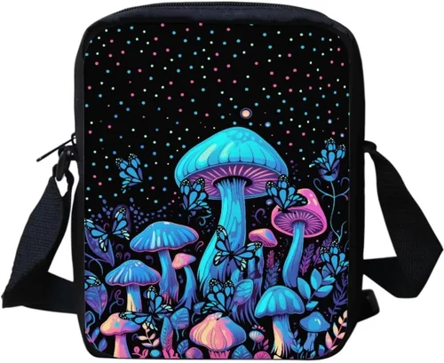 Vista 22 de HUGS IDEA Animales Cara Pequeña Crossbody Bolsos Bolso De Hombro Bandera estadounidense