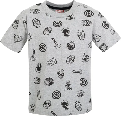Vista 4 de Marvel Avengers Spider-Man Iron Man Thor 3 Pack T-Shirts Toddler to Big Kid