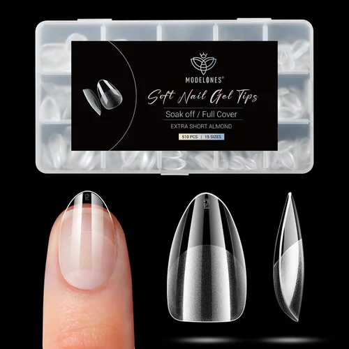 Vista 24 de Modelones - Juego de pegamento en gel para uñas de 9 en 1 con cepillo, gel de uñas de 15 ml para strass, gel de base, kit de gel de uñas de arte