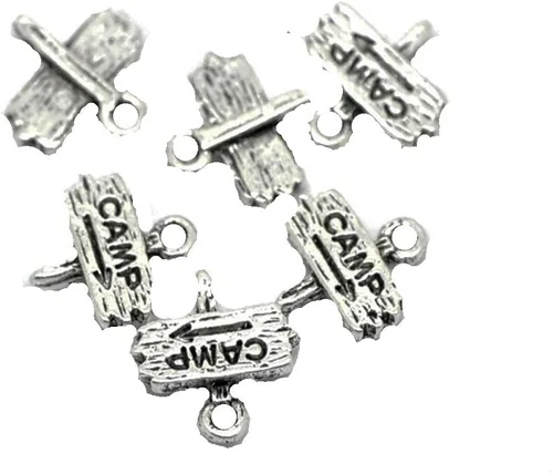 Vista 4 de fingerpost Encanto Dangle Bead "Camp para serpiente cadena pulsera