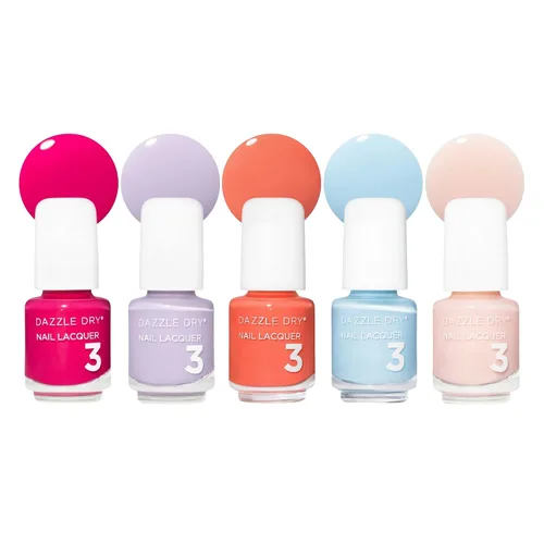 Vista 12 de Mini Flight Dazzle Dry – Afterparty – 5 mini lacas Juego de esmaltes de uñas de 5 piezas · Secado rápido · Larga duración · Manicuras no tóxicas