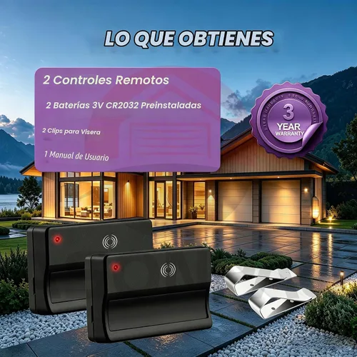 Vista 9 de 2 para control remoto de apertura de puerta de garaje LiftMaster 371LM