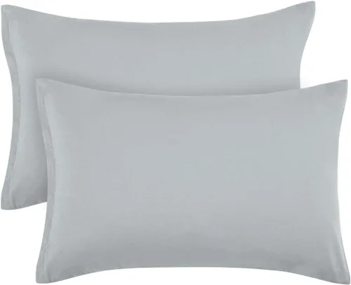 Vista 19 de PiccoCasa Fundas de almohada con cremallera, 100% microfibra cepillada de poliéster, juego de 2, fundas de almohada estándar suaves y cómodas