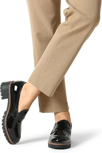 Vista 6 de DREAM PAIRS Womens Loafers, Slip On Platform Chunky Penny Heeled Loafers for Women Dressy and Work, Womens Business Casual Shoes