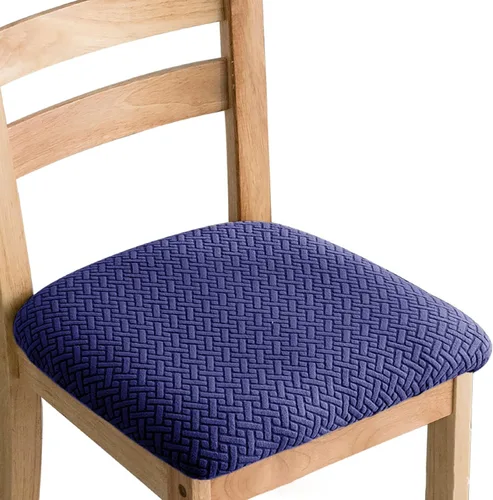 Vista 10 de Fundas elásticas para sillas de comedor, fundas protectoras extraíbles para sillas de cocina, fundas protectoras para comedor, hotel Gris y verde