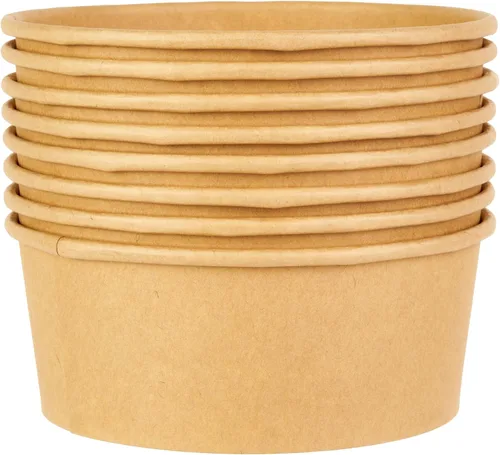 Vista 20 de Restaurantware - Bio Tek - Recipientes para llevar de 6 x 2.5 pulgadas, 200 cuencos desechables para alimentos – Tolerantes al calor, aptos