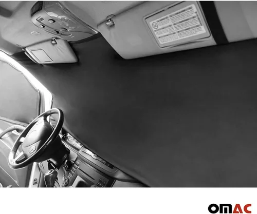 Vista 2 de OMAC Cortinas magnéticas para ventana con protección UV para Mercedes Sprinter 2006-2018, color negro 3X