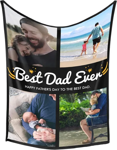 Vista 5 de Regalos personalizados para el día del padre, cobijas personalizadas con fotos, cobija personalizada con foto, cobijas con fotos personalizadas
