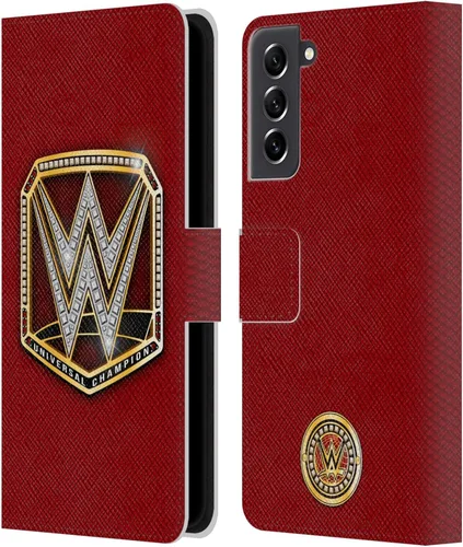 Vista 228 de Head Case Designs Officially Licensed WWE Cruiserweight Champion Title Belts Leather Wallet Case Compatible with Samsung Galaxy A07 4G Campeón