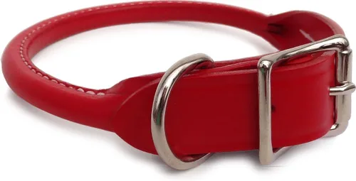 Vista 5 de Auburn Leathercrafters Collar de perro enrollado - 18 Verde