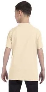Vista 2 de Gildan Camiseta juvenil de 53 oz - Estilo # G500B etiqueta original