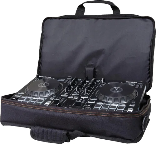 Vista 2 de Roland CB-BDJ202 Bolsa mezcladora serie negra con correa para el hombro, bolsa DJ-202 (CB-BDJ202)