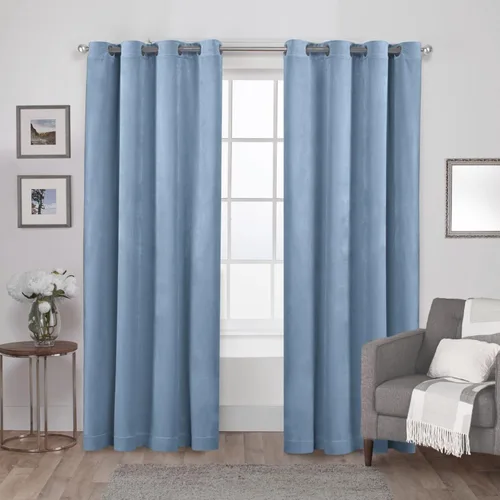 Vista 15 de Cortinas exclusivas para el hogar, de terciopelo, pesadas, para ventanas, paneles pares