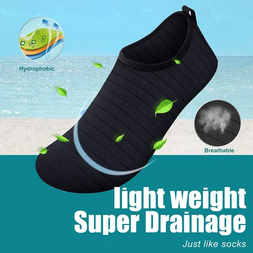 Vista 3 de Metog Zapatos de agua, secado rápido, para deportes de playa, natación, surf, yoga, estilo pie desnudo, para hombre y mujer