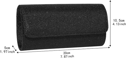 Vista 4 de Bolsos de noche y embragues para mujer, bolso de mano para mujer, boda, fiesta, graduación, bolso de hombro cruzado Wedding, Party, Prom, Clutch