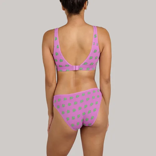 Vista 5 de MeUndies Bikini de algodón elástico para mujer - Bragas cómodas - Tela exclusiva de Tienda