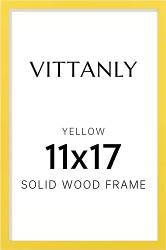 Vista 191 de Vittanly - Marco de fotos de 4 x 6 pulgadas de madera maciza con plexiglás, incluye paspartú de 3,5 x 5, para colgar en la pared o poner sobre una
