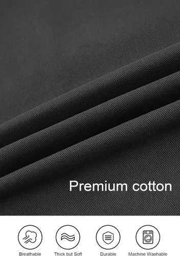Vista 5 de Nanxson Delantal de Alfarería con Pierna Dividida Largo para Pintura de Artista con 3 Bolsillos y Hebilla Ajustable para Rueda de Cerámica Arte DIY