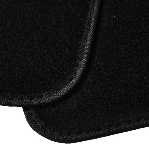 Vista 5 de BDK Alfombras con diseño floral de flores rosas para automóvil, camioneta, camión, SUV, juego completo de 4 piezas delanteras y traseras con Floral