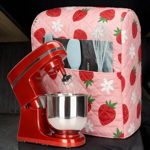 Vista 13 de KitchenAid - Funda para batidora, soporte de cocina compatible con mezcladores KitchenAid Hamilton de 5 a 8 cuartos de galón, funda acolchada