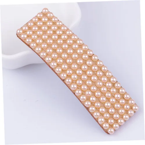 Vista 3 de 4 unids pinza de pelo perla pelo barettes mujeres horquilla de pelo moda pinzas simple perlado rubor