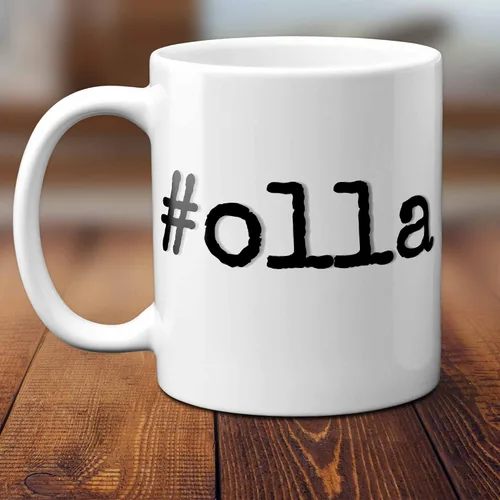 Vista 3 de #olla - Olla - Taza de regalo personalizada con el nombre del primer nombre, 11 onzas