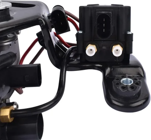 Vista 6 de Bomba de compresor de suspensión neumática con soporte 37206875177 Reemplazo para BMW X5 F15 F85 2013-2018 X6 F16 F86 2014-2019 37206868998
