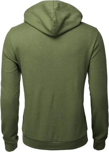 Vista 3 de H2H Sudadera con capucha para hombre, ligera, de manga larga, con bolsillo tipo canguro, ajustada, básica, casual
