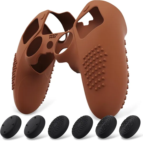 Vista 106 de PlayVital 3D Studded Edition Anti-Slip Silicone Cover Case for ps5 Edge Controller, Soft Rubber Protector Skin for ps5 Edge Wireless Controller with