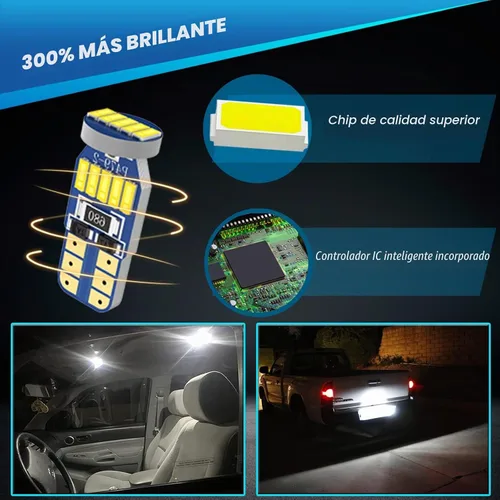 Vista 5 de Paquete de kit de luz interior LED para Toyota Tacoma 2005-2021