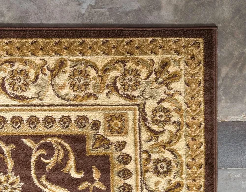 Vista 8 de Unique Loom colección Versailles - Alfombra de área con patrón de medallón, motivo floral; estilo tradicional clásico