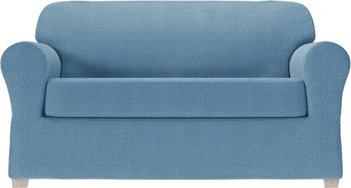 Vista 21 de Zenna Home Simply Fit - Funda elástica para sofá (1 pieza), color crudo