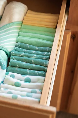 Vista 3 de Spasilk Paquete de 10 toallitas de baño de rizo suave para bebé