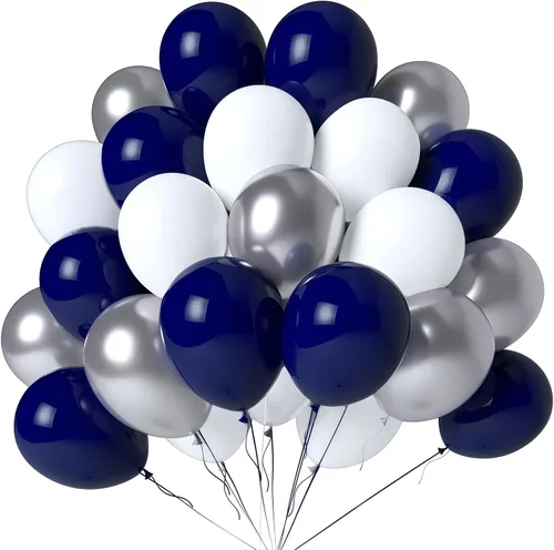 Vista 20 de Globos rojos y negros, paquete de 100 unidades, 12 pulgadas A1-rojo negro