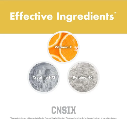 Vista 6 de CNSix Cápsulas de creatina por NutraOne - Creatina HCL para ayudar a desarrollar músculo magro* (600 mg - 200 cápsulas)