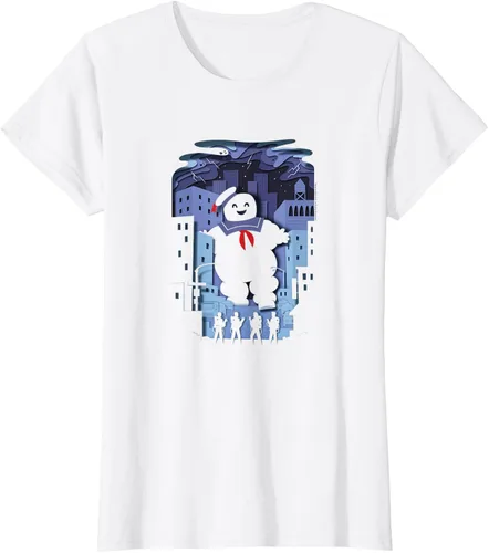 Vista 20 de Ghostbusters Experimental Depth Stay Puft - Camiseta, gris, S
