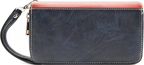 Vista 2 de WESTERN ORIGIN Bandolera con tachuelas y rayas de la bandera estadounidense, bolso patriótico de Estados Unidos, bolso de cuero para mujer