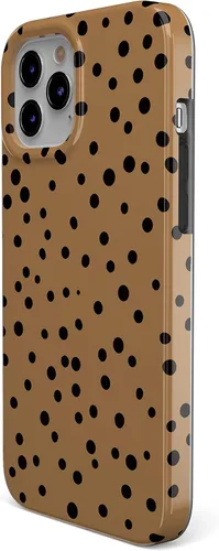 Vista 3 de Casely Funda para iPhone 11 Pro Max Spot On Estampado de animales punteados Diseño clásico ultra delgado