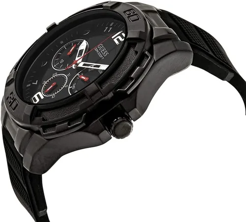 Vista 4 de Guess Mens Multi Dial Reloj Génesis con correa de silicona