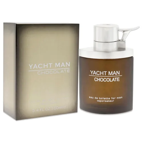Vista 3 de Myrurgia Yacht Man Eau de Toilette en espray para hombre, chocolate, 3.4 onzas