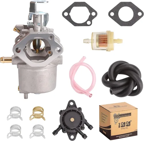 Vista 9 de 10L0L Carburador de golf Kit de bomba de combustible para 1998-UP Club Car DS Precedent Turf Carryall FE290 Kawasaki Motores Carb 101805601