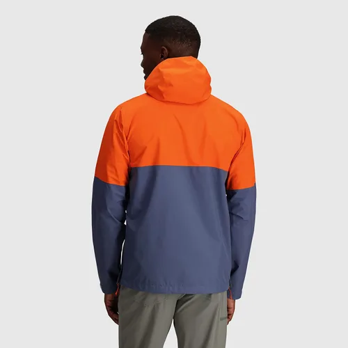 Vista 3 de Outdoor Research Chaqueta Foray II para hombre - Impermeable y resistente al viento con capucha